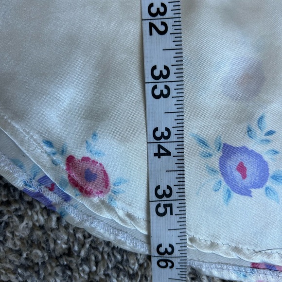 Suzanne Beth Vintage Three Piece Floral Pajama Lingerie Set size S/M - Picture 7 of 11